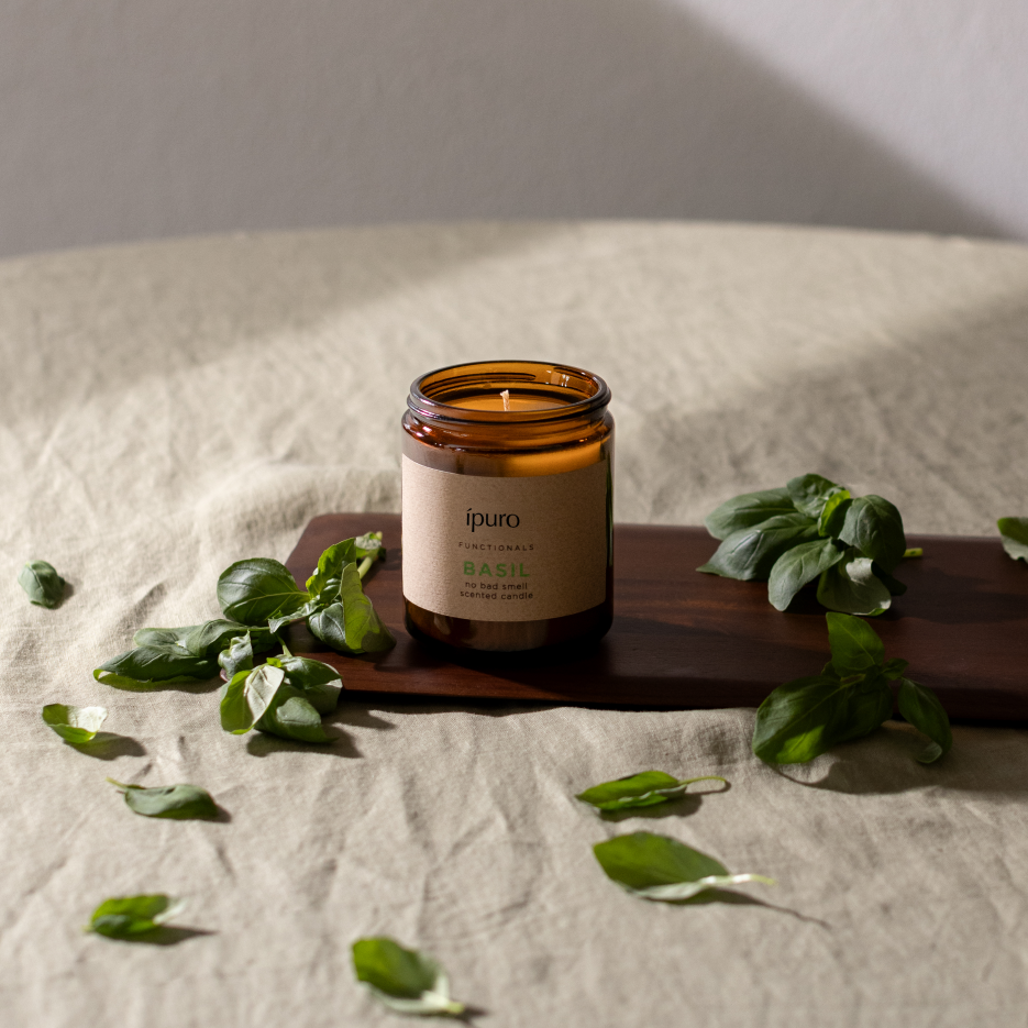 Scented Candle ipuro basil