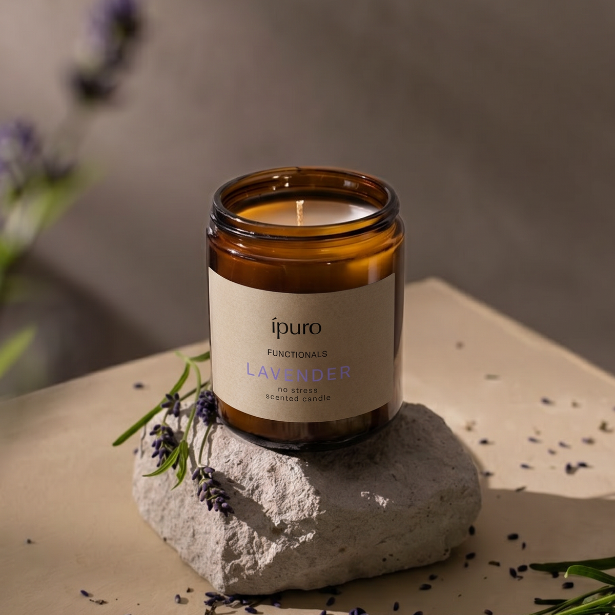 Scented Candle ipuro lavender