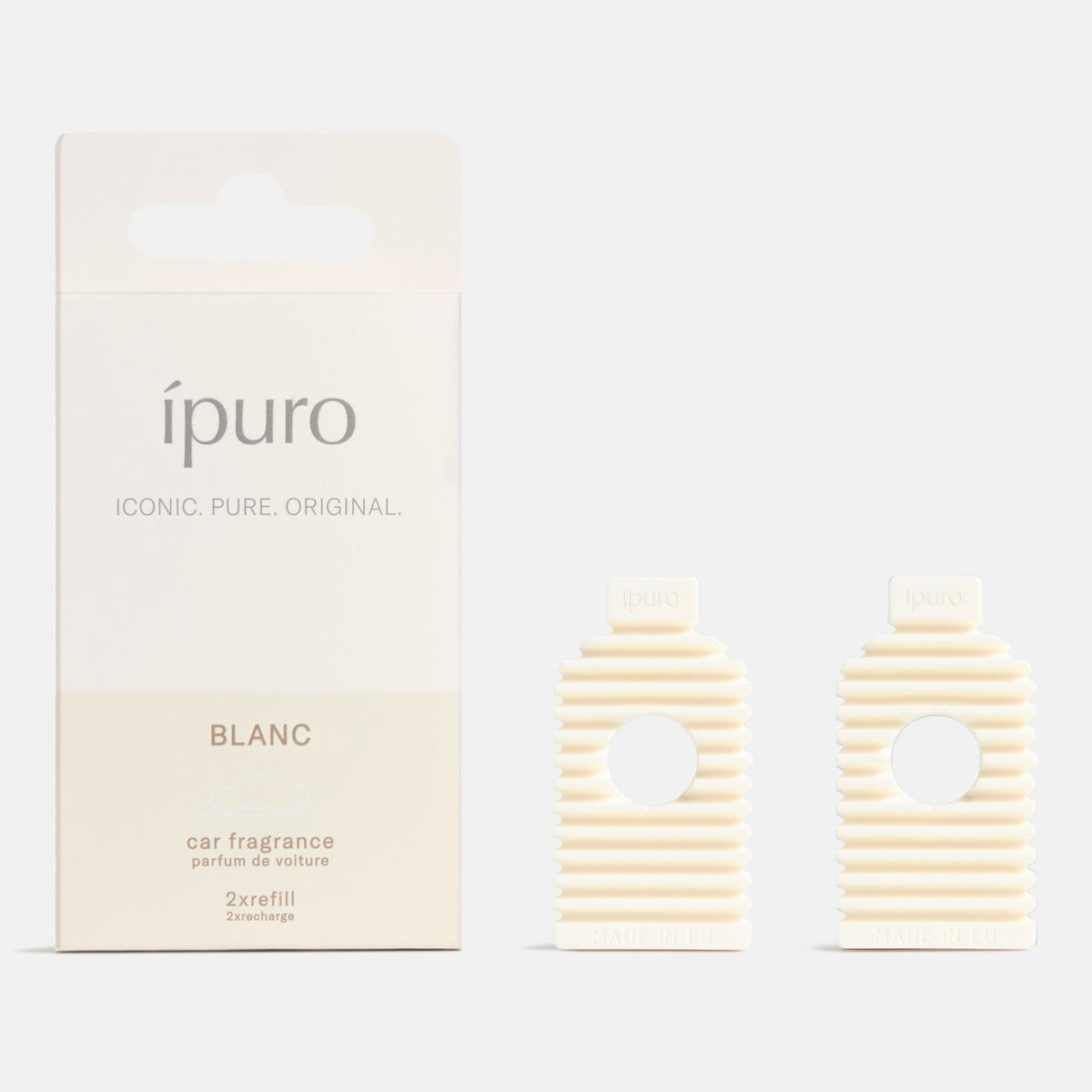 Car Fragrance Refill Pack ipuro blanc