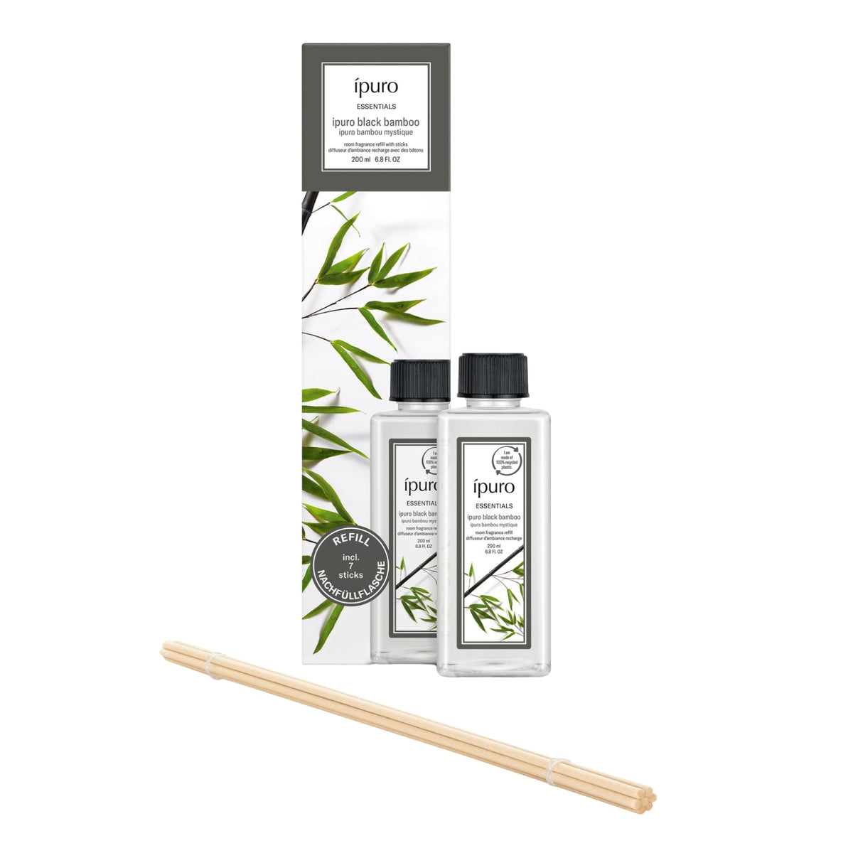 Room Fragrance Refill ipuro black bamboo